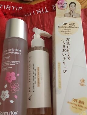 Skincare Trio - Hydrating Toner & Moisturizing Soy Milk